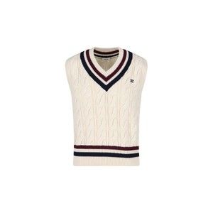Céline Triomphe Vest Sweater Cream - NWT